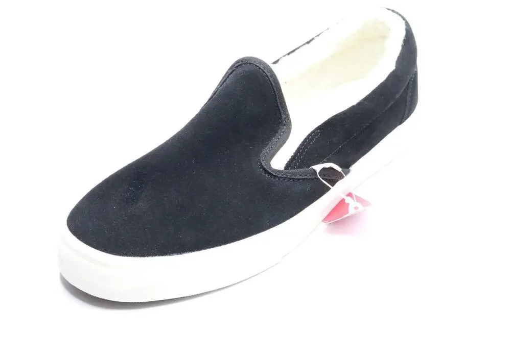 VANS CLASSIC SLIP-ON™ COZY HUG BLACK MEN'S 10.5, WOMEN'S 12 MEDIUM